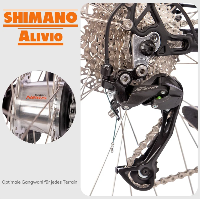 SAXXX E-Bike Deluxe Sport Wave, Mittelmotor