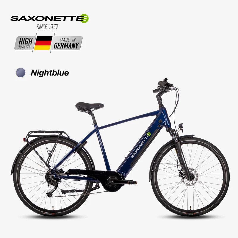 SAXONETTE E-Bike Deluxe Sport Diamant, Mittelmotor