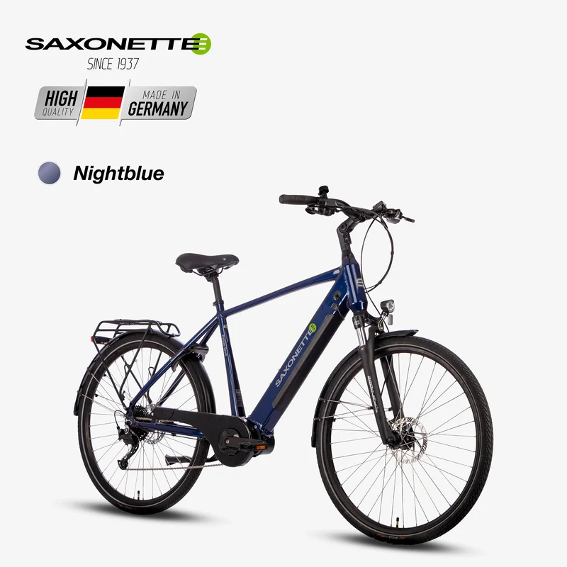 SAXONETTE E-Bike Deluxe Sport Diamant, Mittelmotor