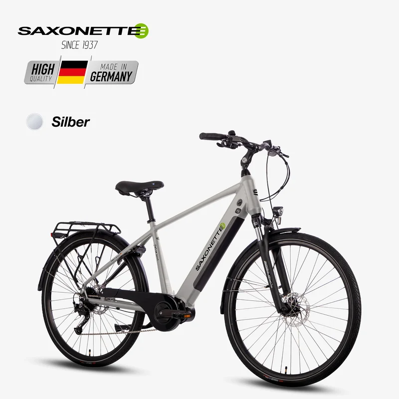 SAXONETTE E-Bike Deluxe Sport Diamant, Mittelmotor
