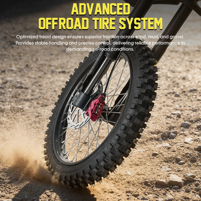 RICH BIT V9 Ultra 48V 2500W Electric Motorcycle Max Speed 63km Electric Bicycle Full Suspension All-Terrain E-Bike