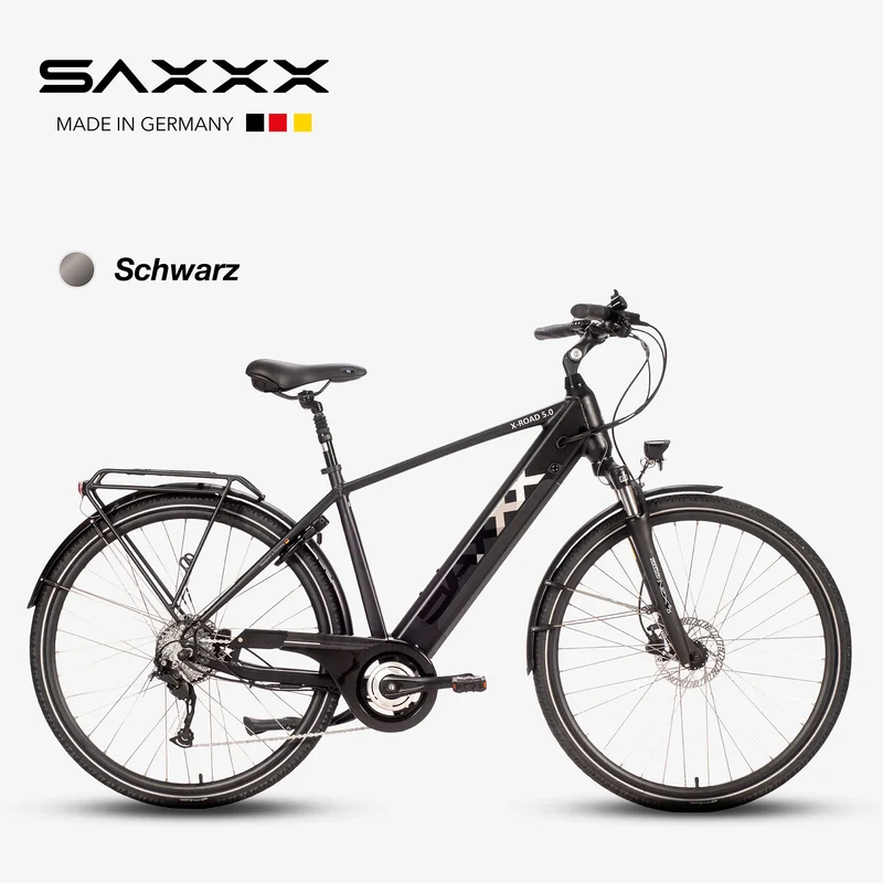 SAXXX E-Bike X-Road 5.0 Trekkingbike, Hinterradmotor
