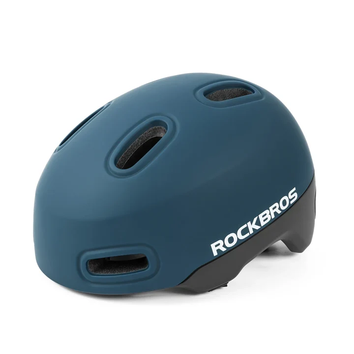 ROCKBROS Fahrradhelm Stadt & Freizeit – mit Rücklicht, PC+EPS, 57–62 cm