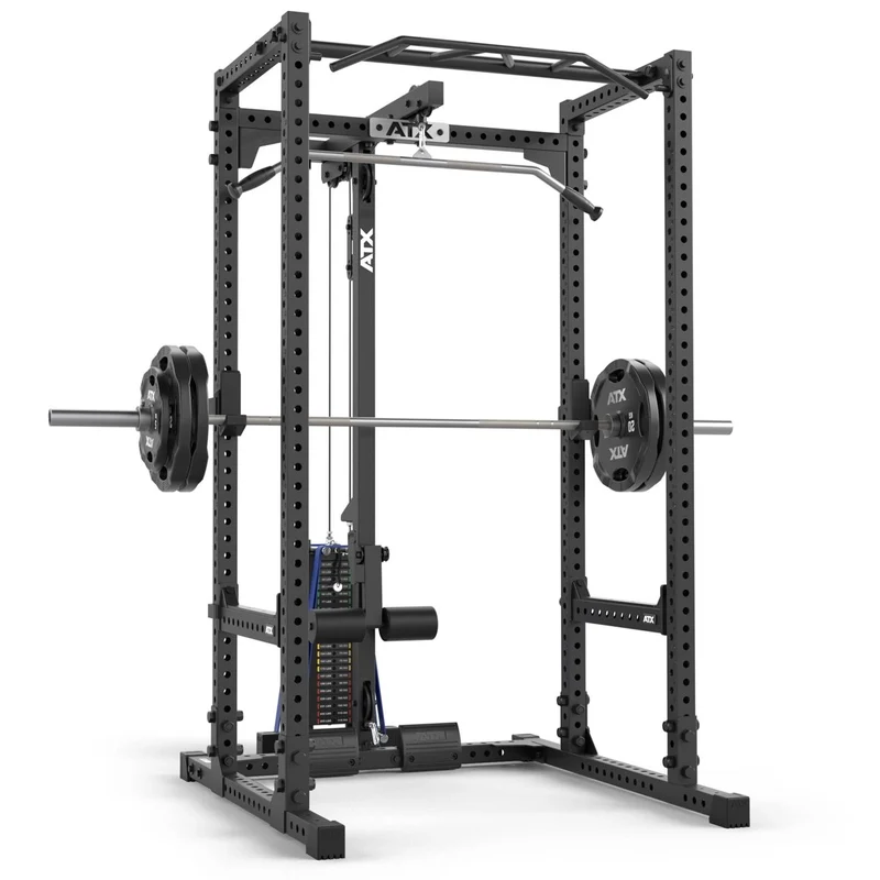 ATX® Power Rack 640/660 mit Latzug 115 kg Steckgewichte, in 2 Höhen