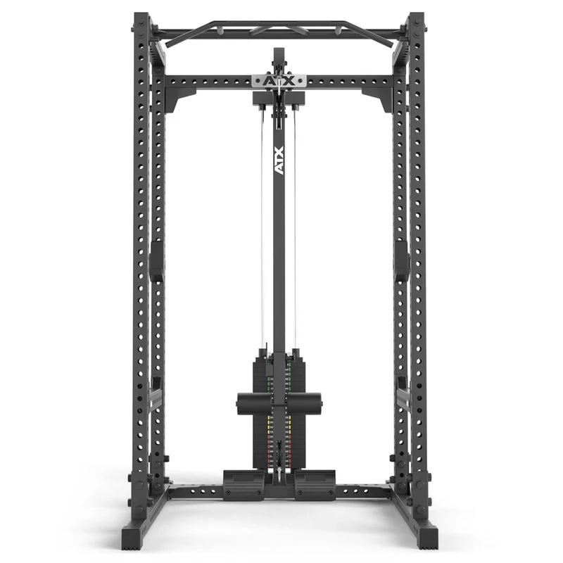 ATX® Power Rack 640/660 mit Latzug 115 kg Steckgewichte, in 2 Höhen