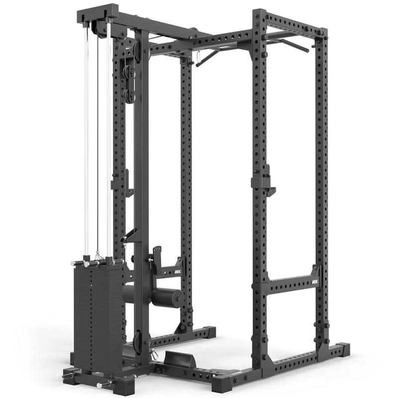 ATX® Power Rack 640/660 mit Latzug 115 kg Steckgewichte, in 2 Höhen