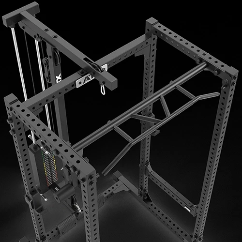 ATX® Power Rack 640/660 mit Latzug 115 kg Steckgewichte, in 2 Höhen