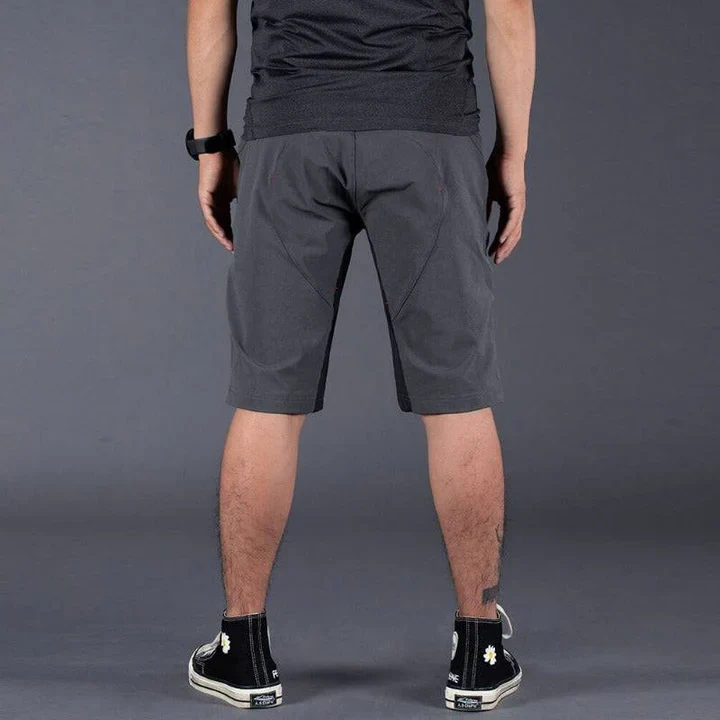 ROCKBROS Herren Fahrradhose kurz 2-in-1 mit 4D Sitzpolster – Atmungsaktiv & Elastisch