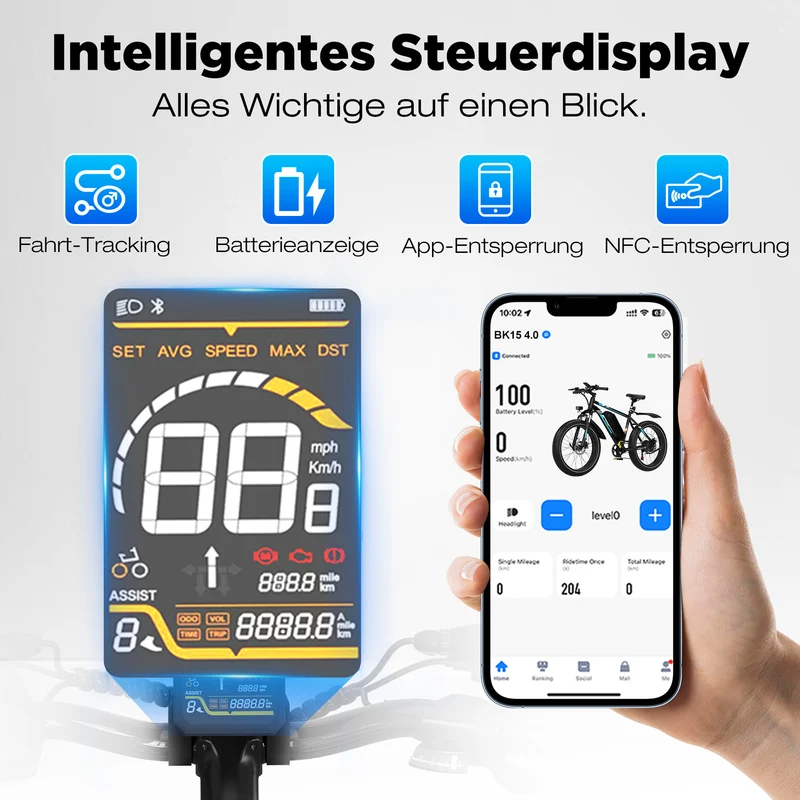 BK15 4.0 Elektrofahrrad mit fetten Reifen