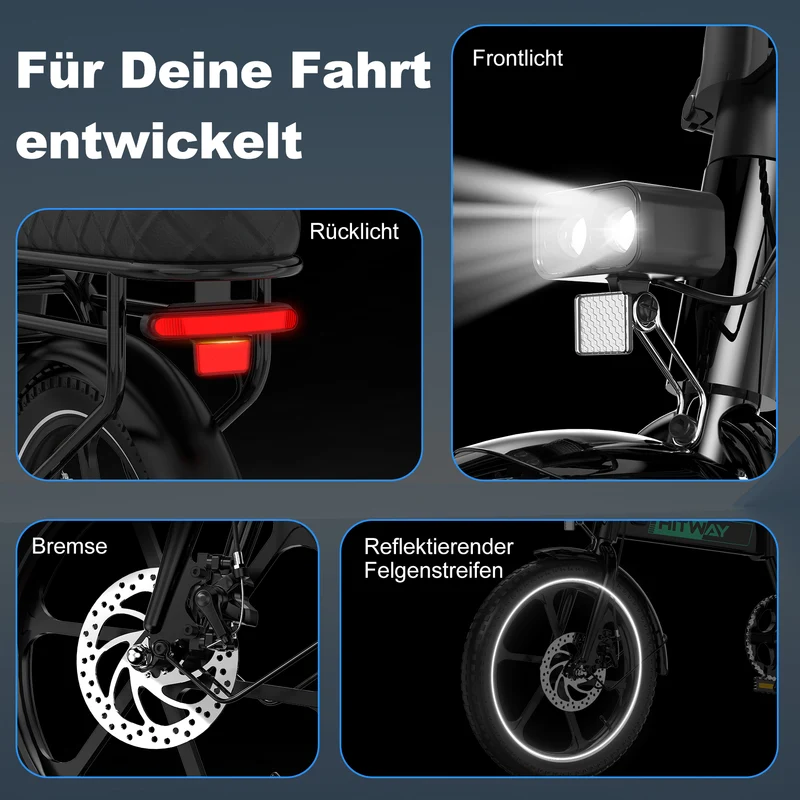 HITWAY BK5SL faltbares Elektrofahrrad