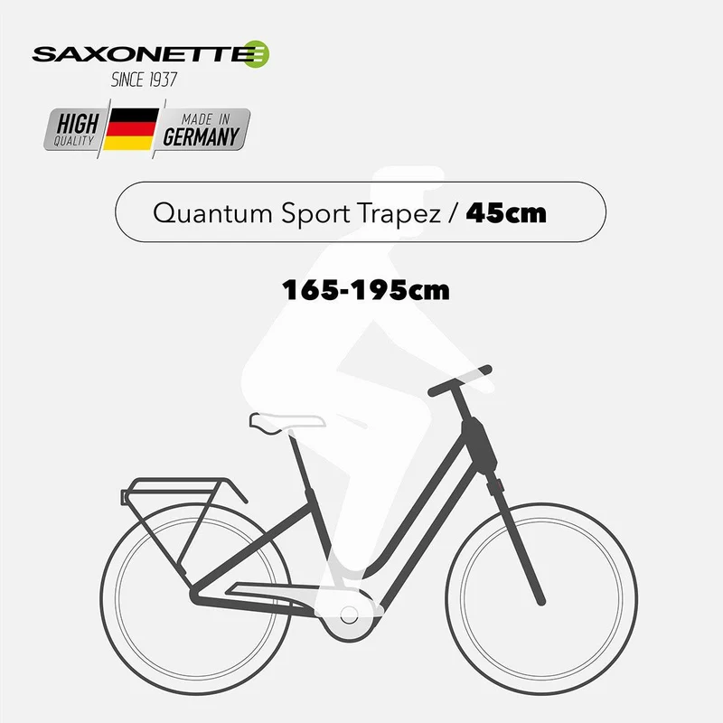 SAXONETTE E-Bike Quantum Sport Trapez (Gebraucht)