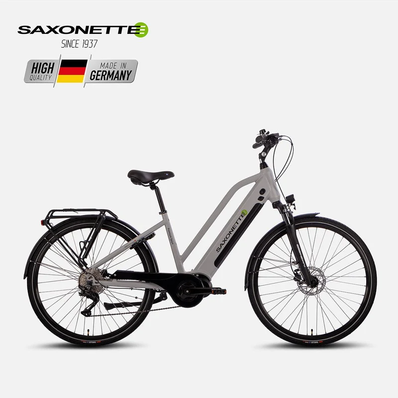 SAXONETTE E-Bike Premium Sport Trapez, Mittelmotor