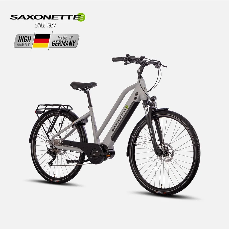 SAXONETTE E-Bike Premium Sport Trapez, Mittelmotor