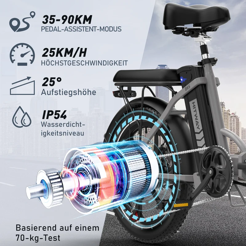 BK6S faltbares Elektrofahrrad