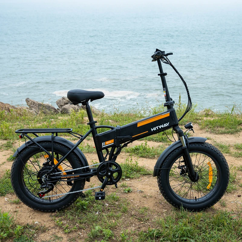 BK10S faltbares Elektrofahrrad - Schwarz Grün