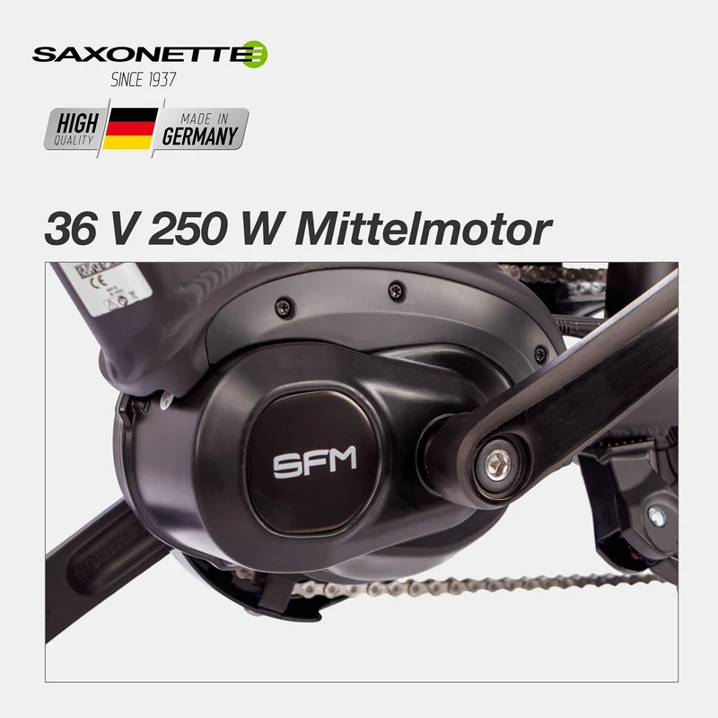 SAXONETTE E-Bike Deluxe Sport Trapez (Gebraucht)