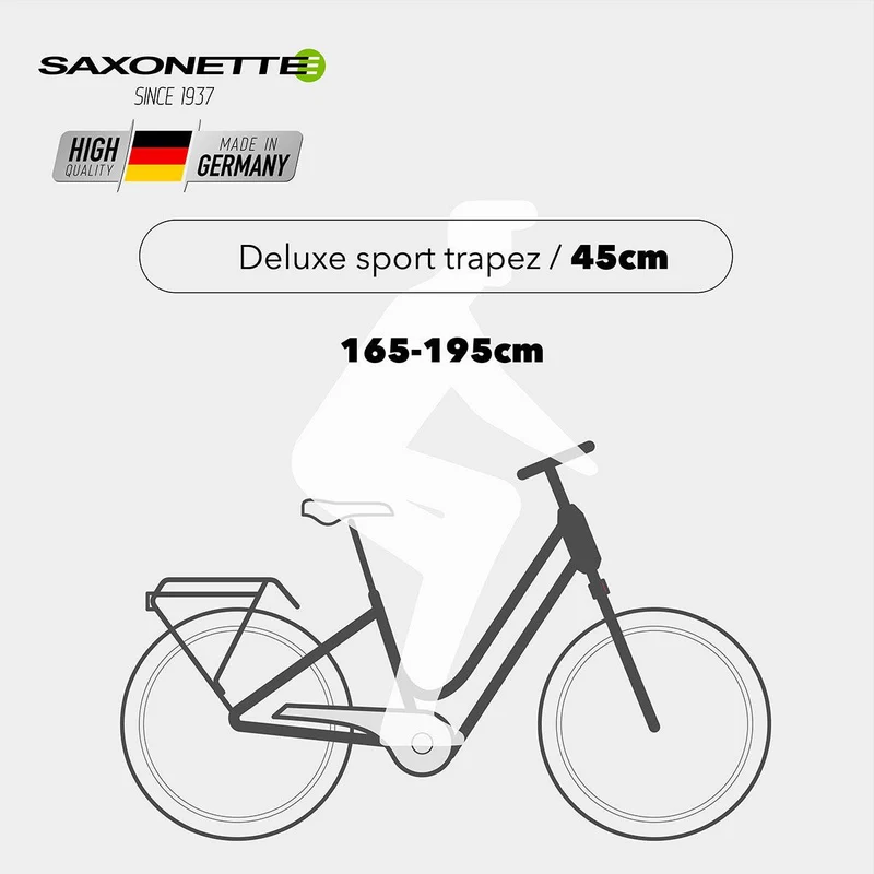 SAXONETTE E-Bike Deluxe Sport Trapez (Gebraucht)