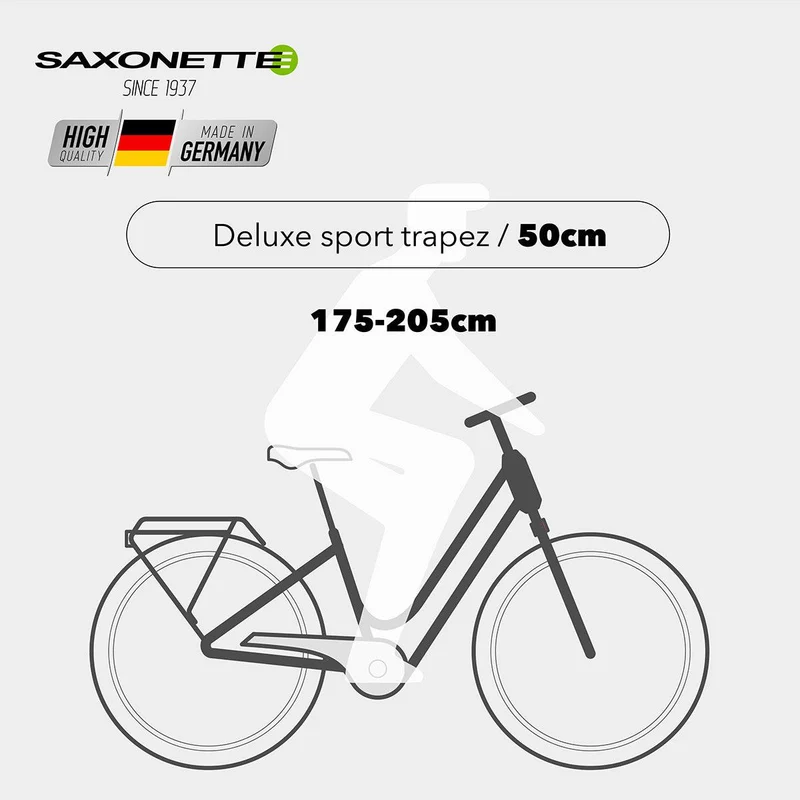 SAXONETTE E-Bike Deluxe Sport Trapez (Gebraucht)