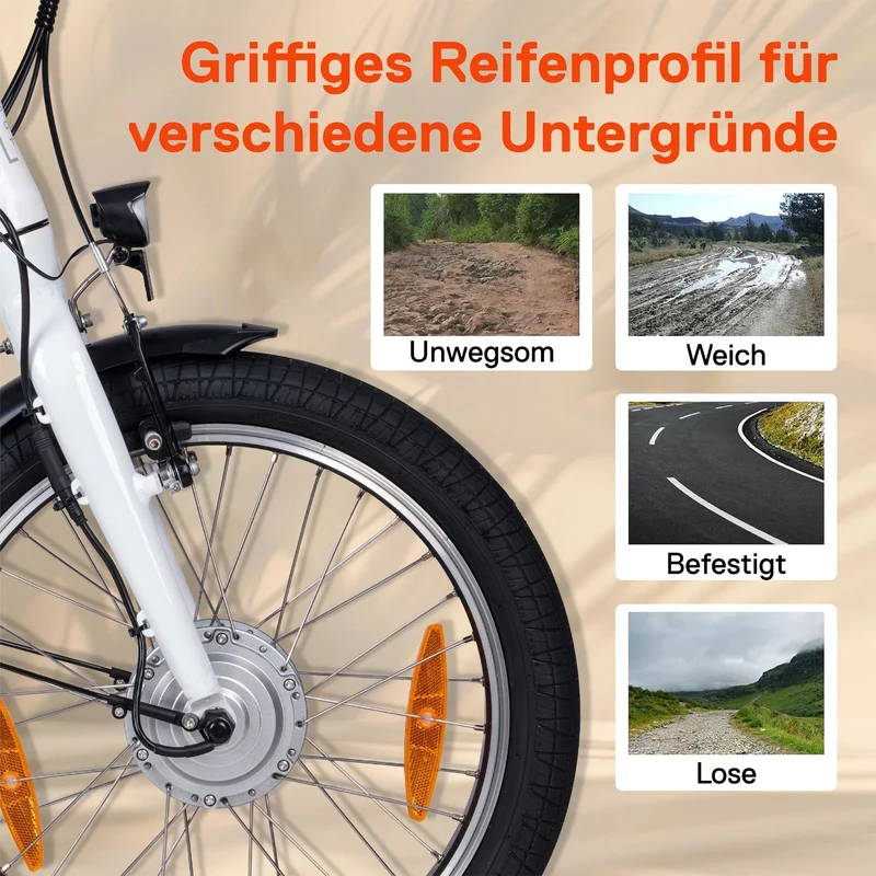 SAXONETTE Klapprad E-Bike Compact Comfort Plus 2.0