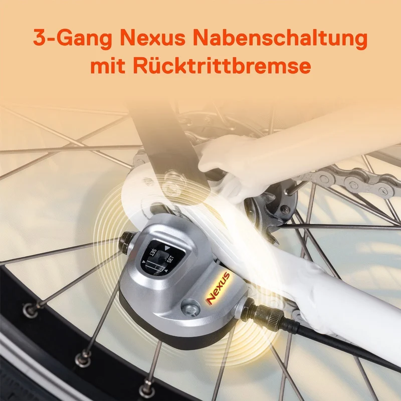 SAXONETTE Klapprad E-Bike Compact Comfort Plus 2.0