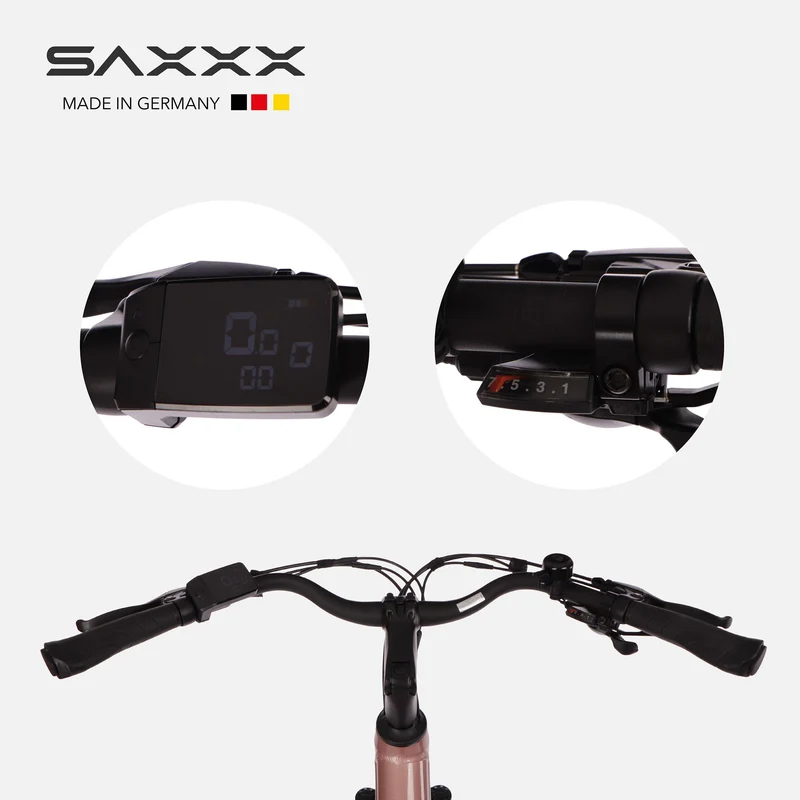 SAXXX E-bike Comfort Sport Easy, 90km, Scheibenbremse