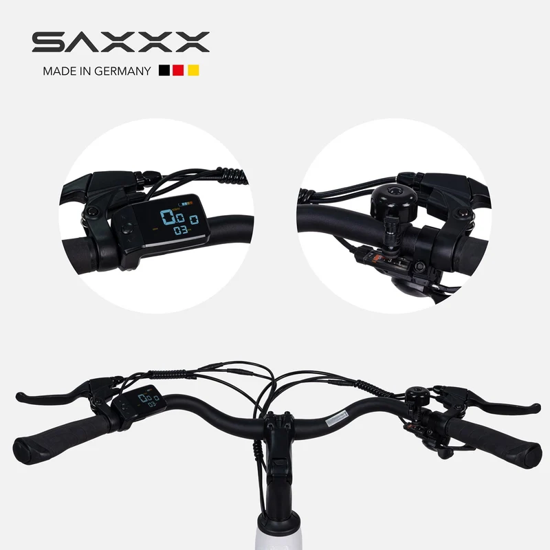 SAXXX E-bike Comfort Sport Easy, 90km, Scheibenbremse