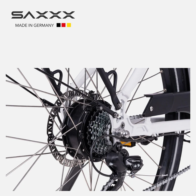 SAXXX E-bike Comfort Sport Easy, 90km, Scheibenbremse