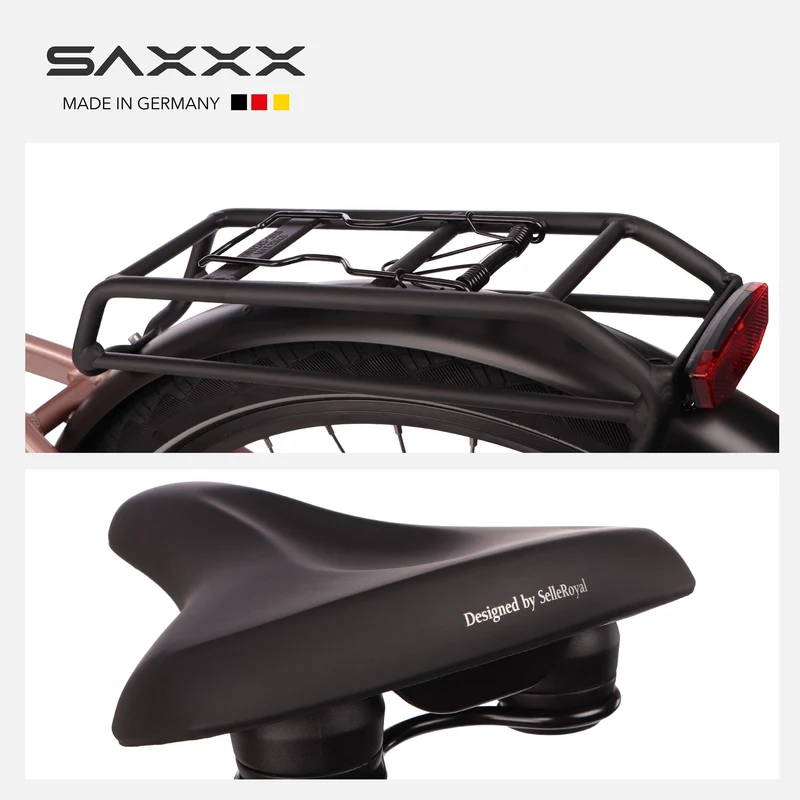 SAXXX E-bike Comfort Sport Easy, 90km, Scheibenbremse