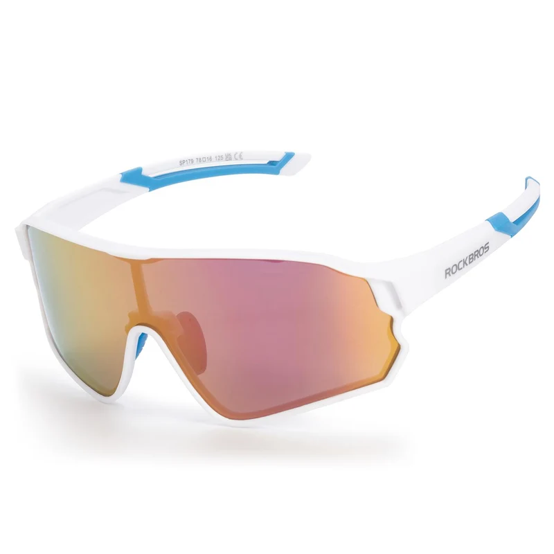 ROCKBROS Fahrradbrille Polarisierte Sportsbrille mit UV-Schutz