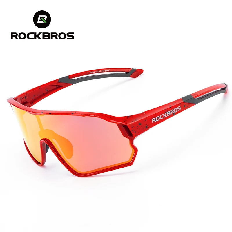 ROCKBROS Kinder Fahrradbrille UV400-Schutz Polarisierte Sonnenbrille
