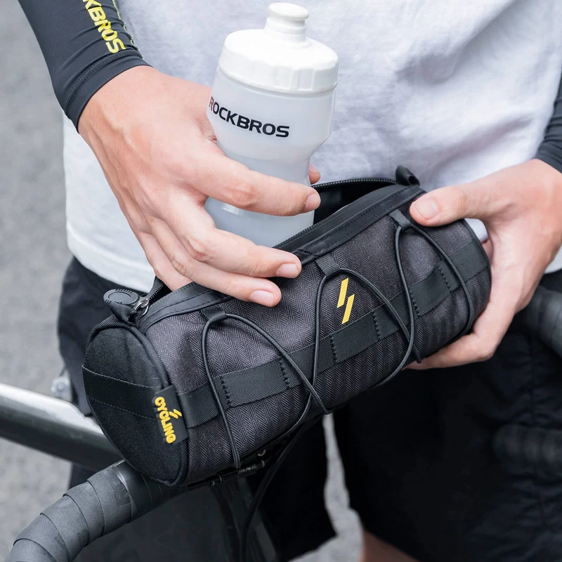 ROCKBROS Lenkertasche 2,1L mit Schultergurt für MTB, Rennrad, Gravel & E-Bike