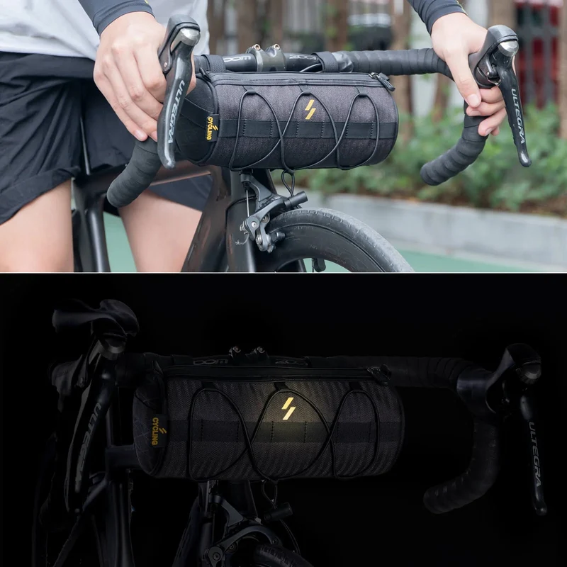ROCKBROS Lenkertasche 2,1L mit Schultergurt für MTB, Rennrad, Gravel & E-Bike