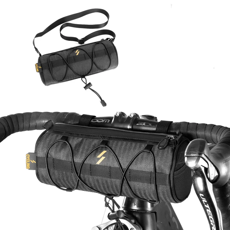 ROCKBROS Lenkertasche 2,1L mit Schultergurt für MTB, Rennrad, Gravel & E-Bike