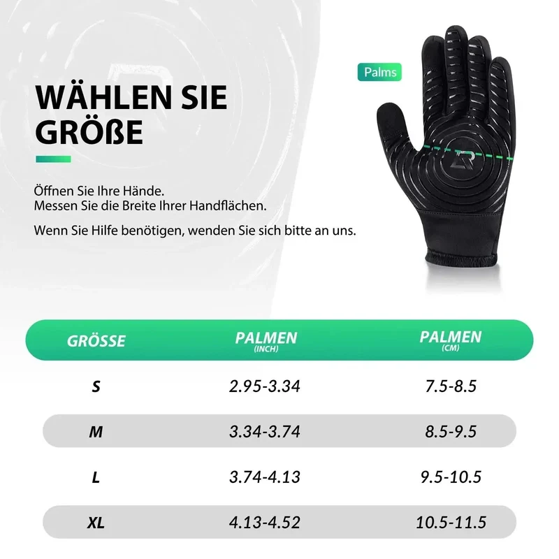 ROCKBROS Fahrradhandschuhe Touchscreen Warme Winterhandschuhe S-XL