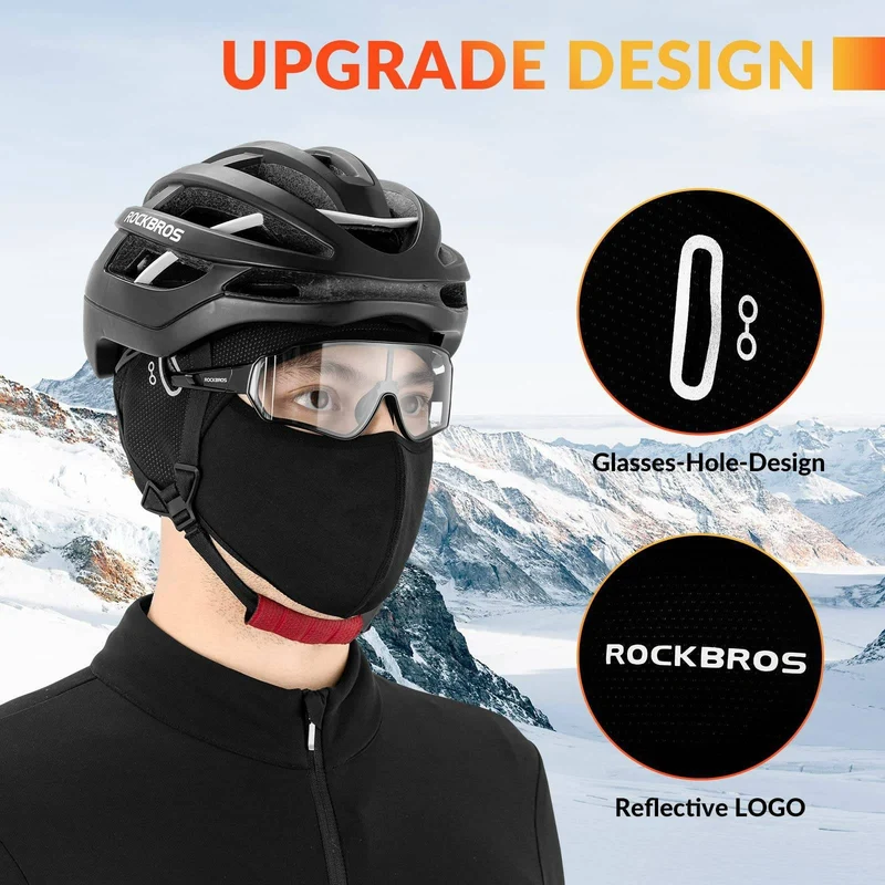 ROCKBROS Winter Baraklava mit Brillen-Loch
