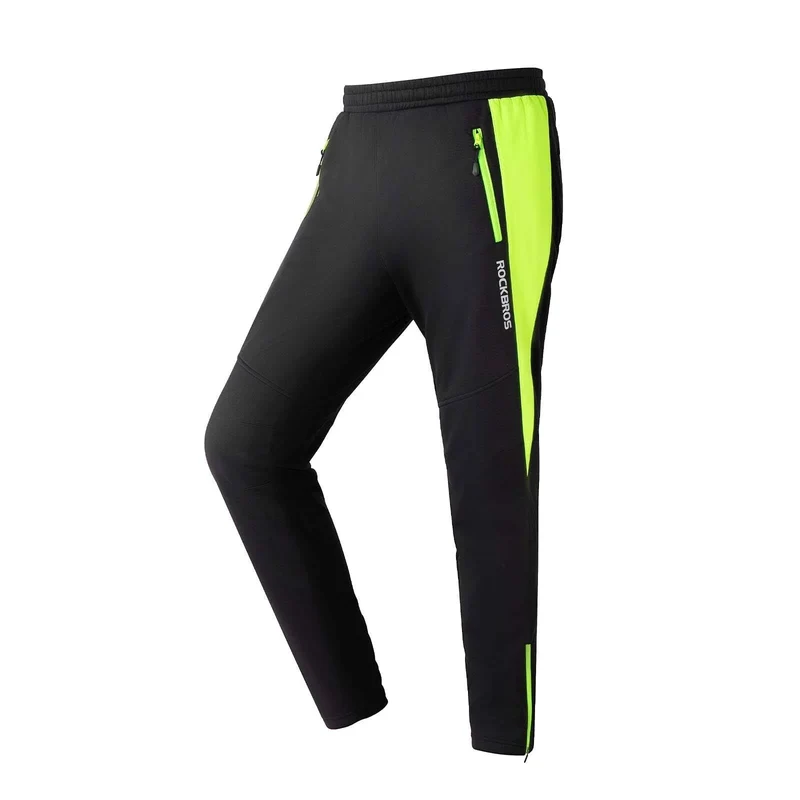 ROCKBROS Fahrrad Hose Wasserdichte Radlerhose Leuchtendes Grün