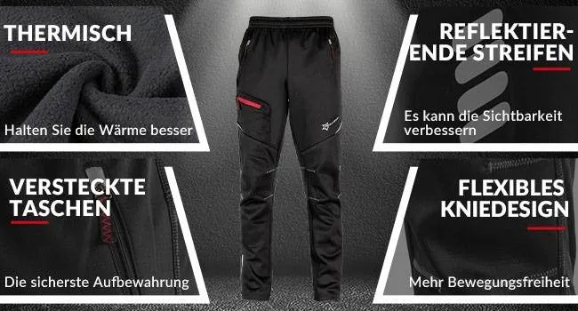 ROCKBROS Winter Jacke / Hose Herren Windschutz Radsportanzug