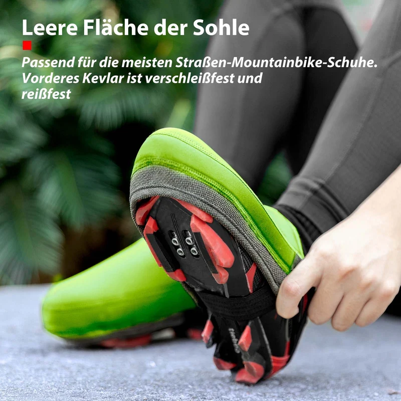 ROCKBROS Radsport Überschuhe Wasserabweisend Kevlar Fahrrad Shoe Cover