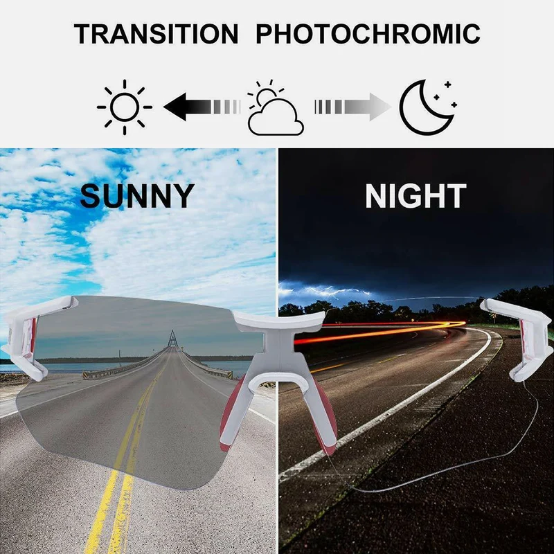 ROCKBROS Selbsttönende Fahrradbrille