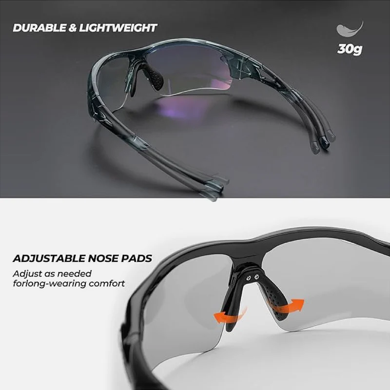 ROCKBROS Photochromatische Fahrradbrille