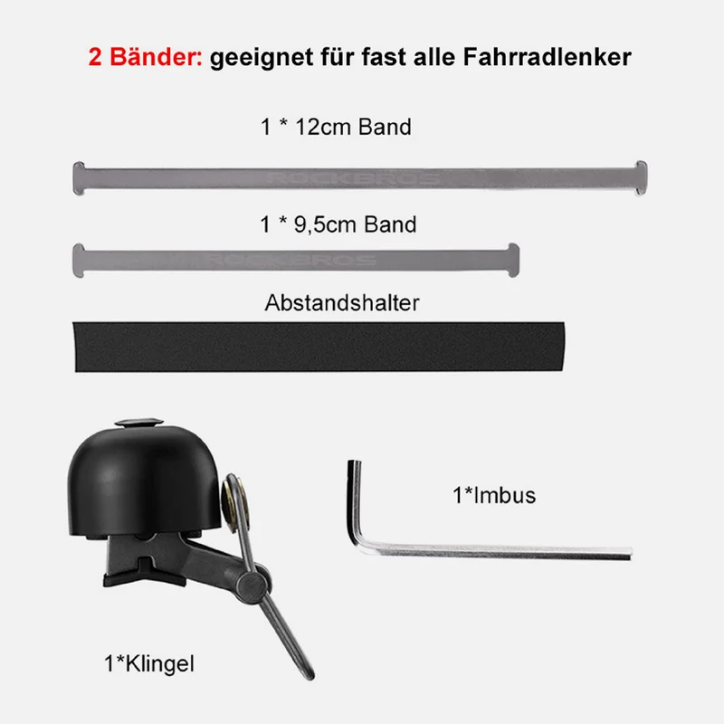 ROCKBROS Messing-Fahrradklingel