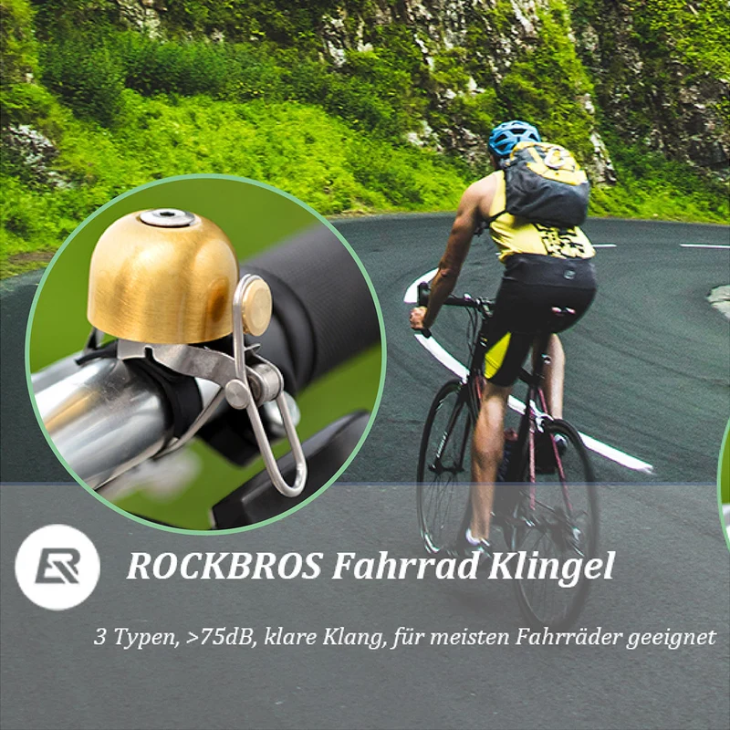 ROCKBROS Messing-Fahrradklingel