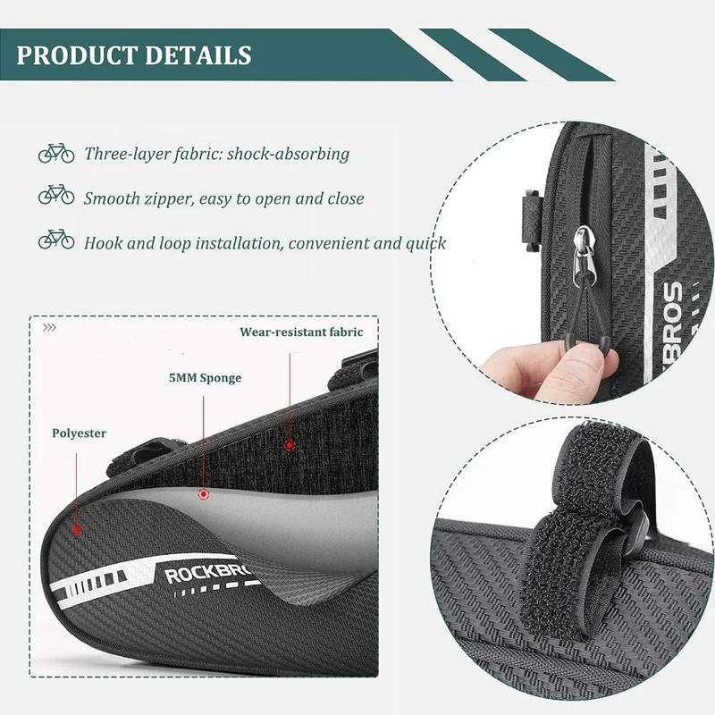 ROCKBROS Fahrrad Dreiecktasche