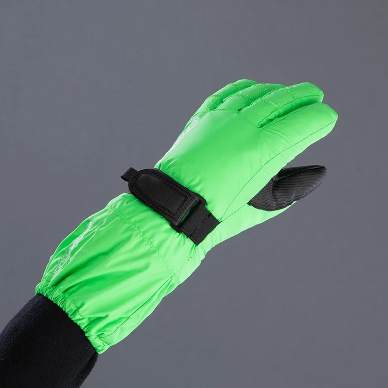 CHIBA Kids Allround Finger - Kinder Radhandschuhe, wasserdicht, apfelgrün, Größe 4