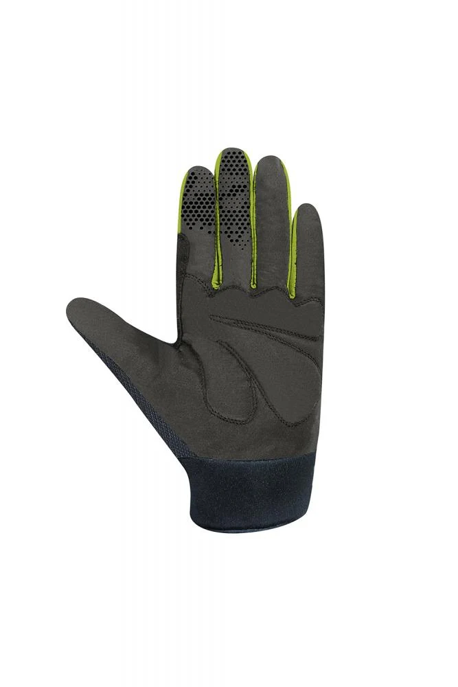 CHIBA Blade - Radhandschuhe S schwarz/neongelb, atmungsaktiv mit Touchfunktion