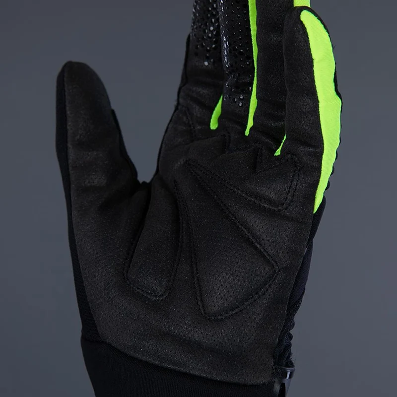 CHIBA Blade - Radhandschuhe S schwarz/neongelb, atmungsaktiv mit Touchfunktion