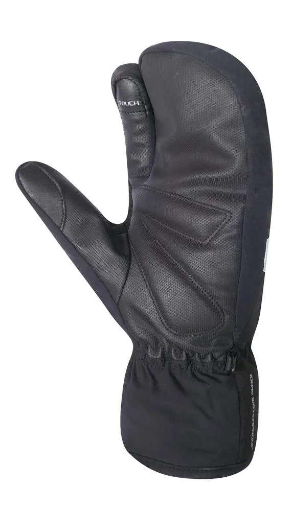 CHIBA Alaska Pro - wasserdichte Winter-Radhandschuhe Lobster, schwarz, 3XL