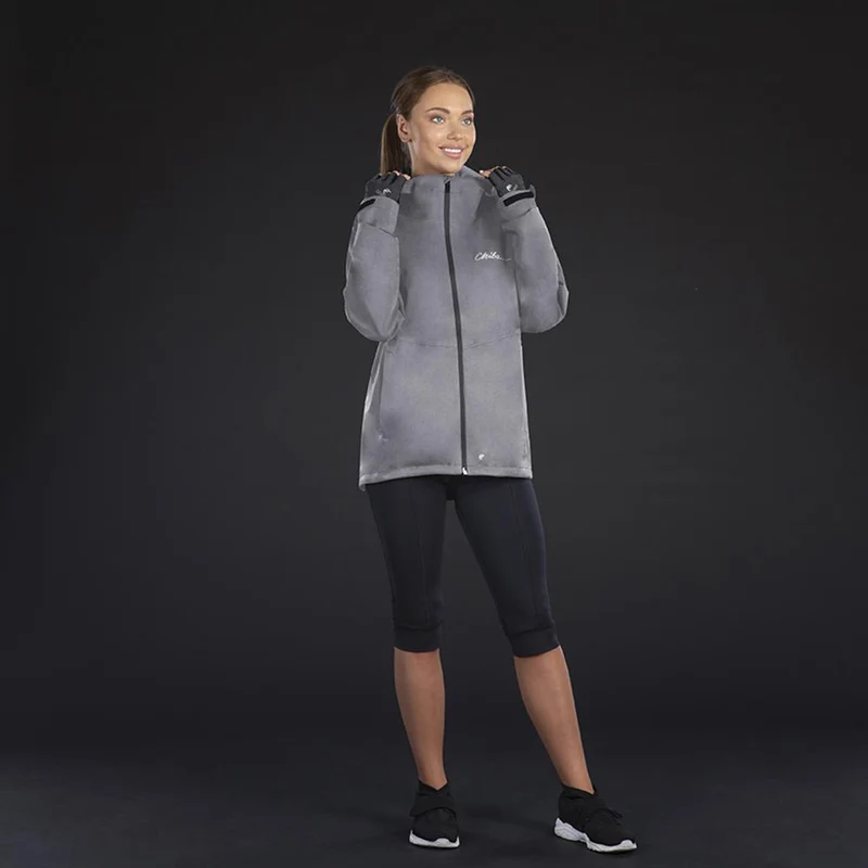 CHIBA Rainjacket Damen - wasserdicht, atmungsaktiv, XXL, hellgrau