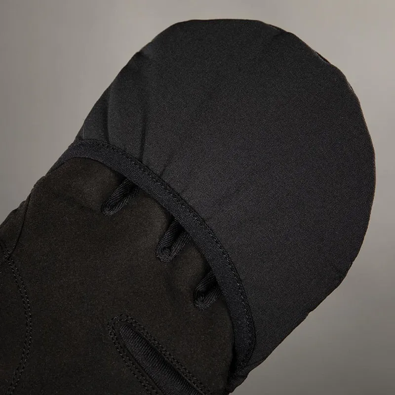 CHIBA Polarfleece Titan - Radhandschuhe schwarz S, winddicht, warm, Touchfunktion