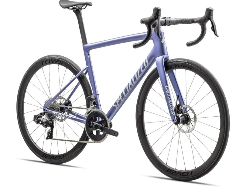 Specialized TARMAC SL8 EXPERT SATIN POWDER INDIGO TINT OVER SILVER DUST / WHITE